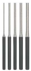 Westward 2AJB1 Drive Pin Punch Set 1/8 To 3/8 In 5 Pcs