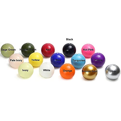 3" Ball Candles (36pcs/Case) Bulk