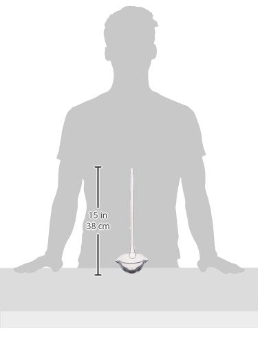 Majestic Gifts AT-802 European Punch Ladle 14" Clear - Diamond Home USA