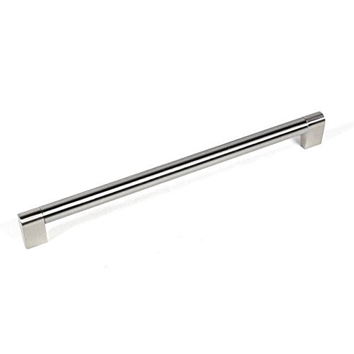 Contemporary 12.125-inch Sub Zero Brushed Nickel Cabinet Bar Pull Handle (Set of