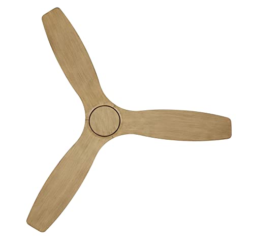 Lucci Air Moto Brushed Nickel and Teak 52-inch Ceiling Fan (21065301) - Diamond Home USA