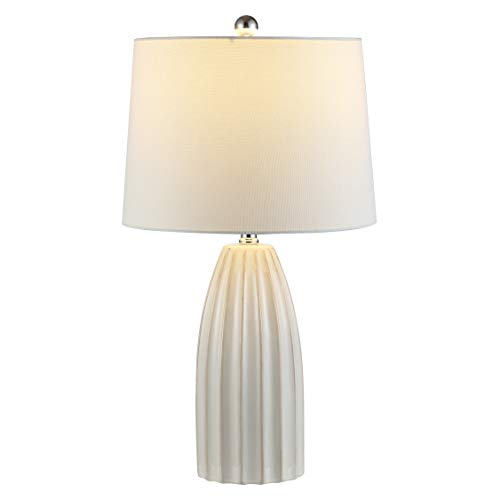 SAFAVIEH Lighting Collection Kayden Modern Ivory Ceramic 26-inch Bedroom - Diamond Home USA