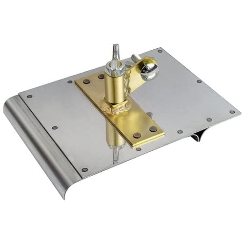 Kraft Tool CC1046-01 6"x8" SS Swivel Walking Edger/Groover 1/2"R 1/4" Bit w/o