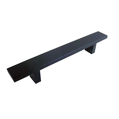 8 inch Rectangular Cabinet Handle Black Finish Contemporary 8-inch Rectangular - Diamond Home USA