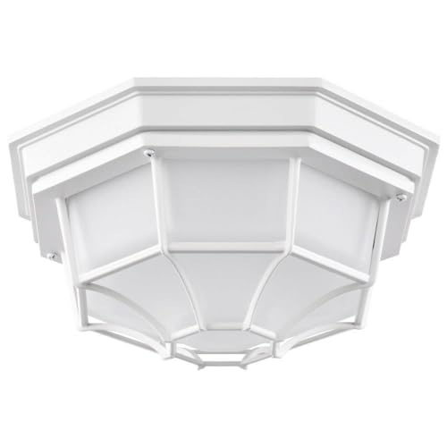 Nuvo 18.5W LED Outdoor Spider Cage Flush Mount-5.06 Inches Tall and 10.56 Inches - Diamond Home USA