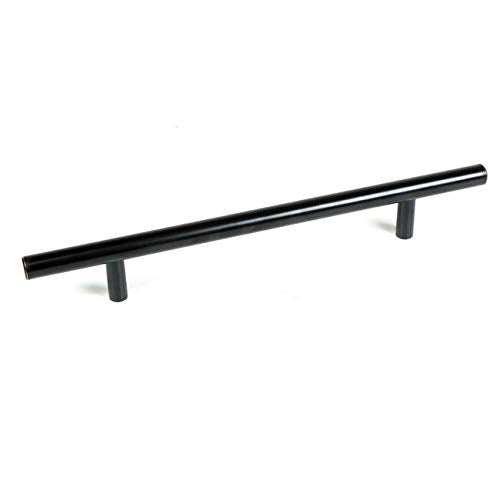 10-inch Solid Oil-Rubbed Bronze Cabinet Bar Pull Handles (Case of 10) Brown