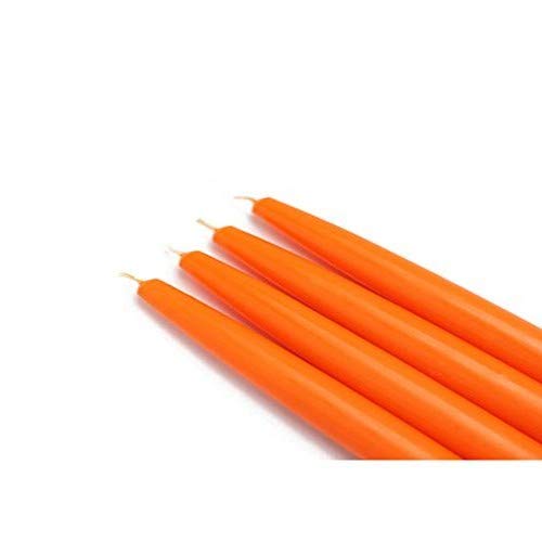 Zest Candle Orange 6 Inch Taper Candles 6" 12 Count