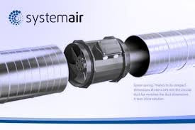 Fantech prioAir 8 647 CFM 115/1/60 Inline Mixed Flow Duct Fan 8" - Diamond Home USA