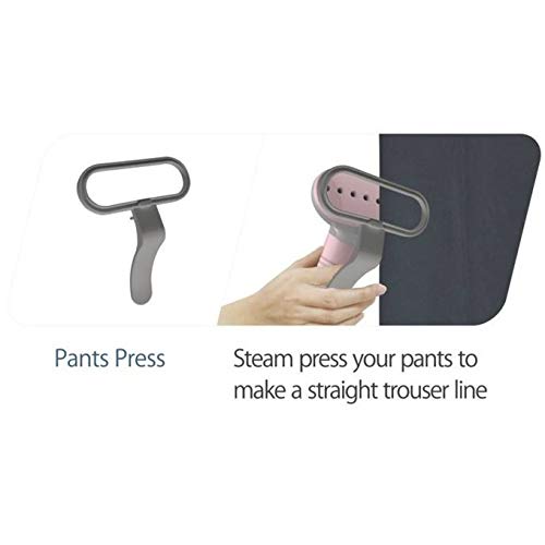 Performance Garment Steamer With 360 Swivel Hanger Pink Metal - Diamond Home USA