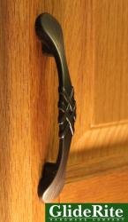 3-inch Cc Oil Brushed Bronze Braided Cabinet Pulls (Case of 25) Black Finish - Diamond Home USA