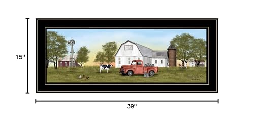 Trendy Decor4U Summer on The Farm by Billy Jacobs Printed Wall Art 39 Inch x - Diamond Home USA