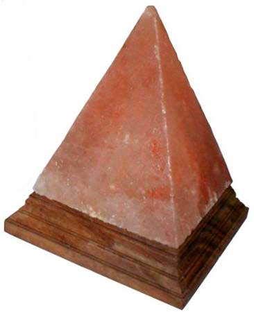 Handmade 6" Pyramid Himalayan Salt Lamp with Cord (Pakistan) - Diamond Home USA