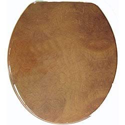 Wood Grain Ed Toilet Seat Round Composite