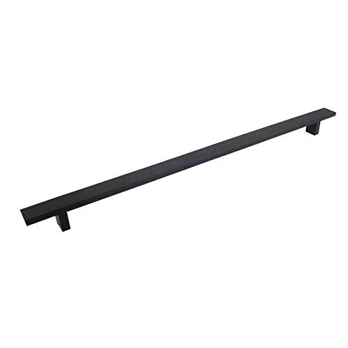 Matte Black Finish 16-inch Rectangular Design Cabinet Bar Pull Handle (Case of