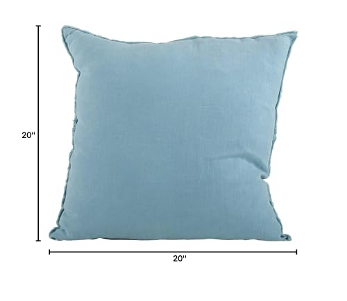 Fringed Design Down-Filled Throw Pillow