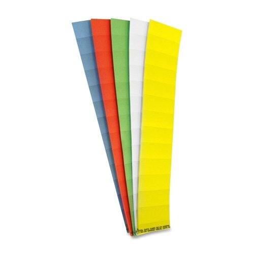 Magna Visual Data Cards for Magnetic Card Holders 2 x 1 Assorted Colors 1