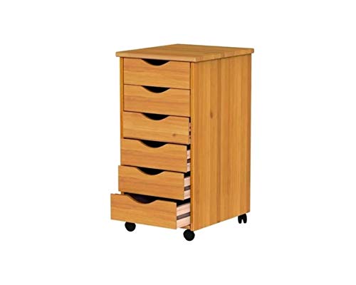 ADEPTUS 6-DRAWER MOBILE STORAGE CART - Diamond Home USA