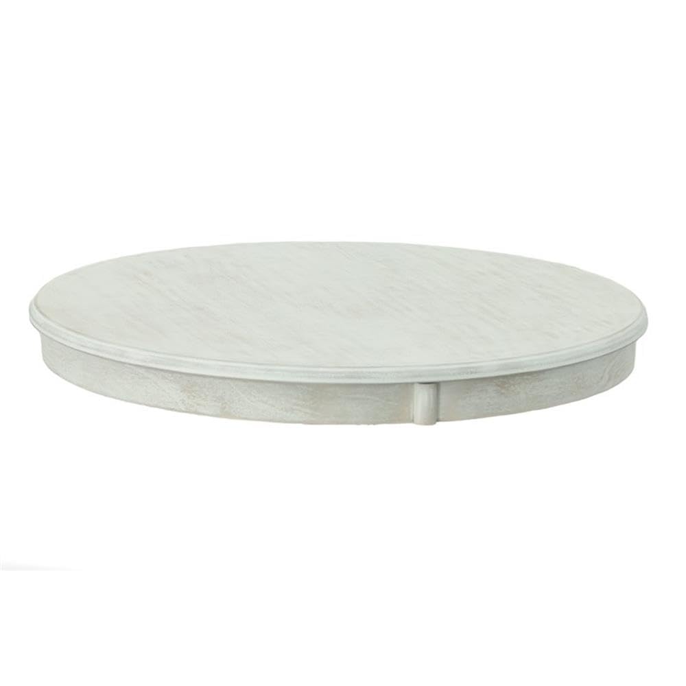 Carolina Classic Fairview 30" Round Pedestal Dining Table in Whitewash - Diamond Home USA