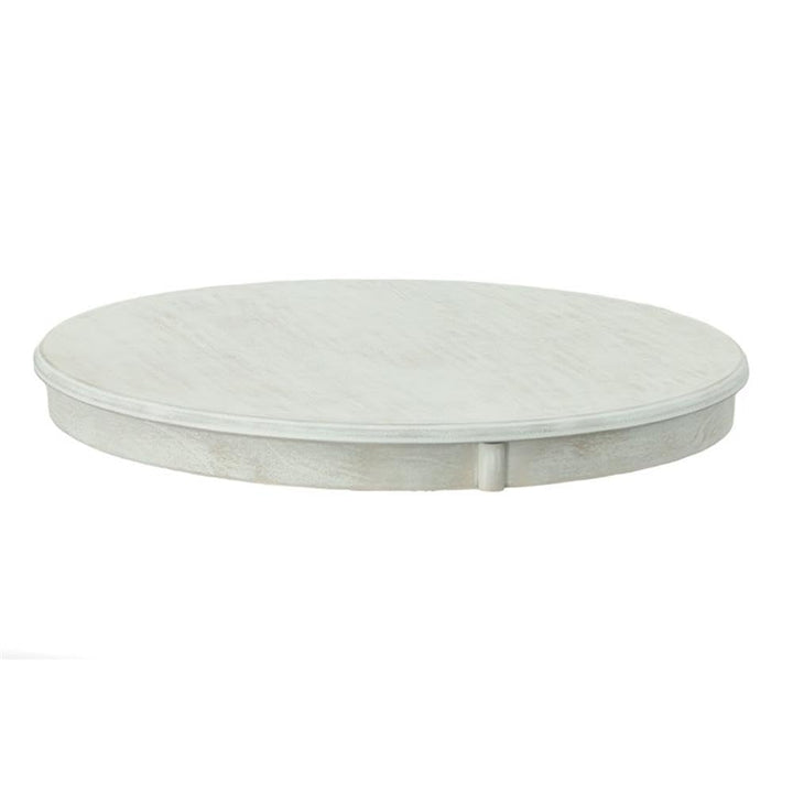 Carolina Classic Fairview 30" Round Pedestal Dining Table in Whitewash - Diamond Home USA