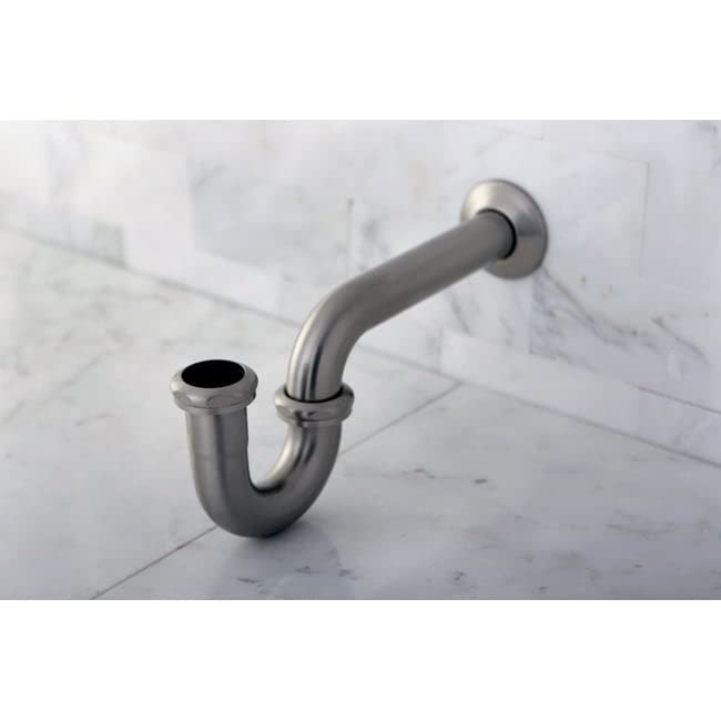 Kingston Brass Brushed Nickel Vintage 1-1/4 inch Decor P-trap