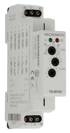 Time Delay Rlay 12 to 240VAC/DC 15A SPDT