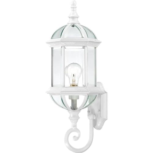 Nuvo 60/3497 One Light Outdoor Wall Mount White - Diamond Home USA