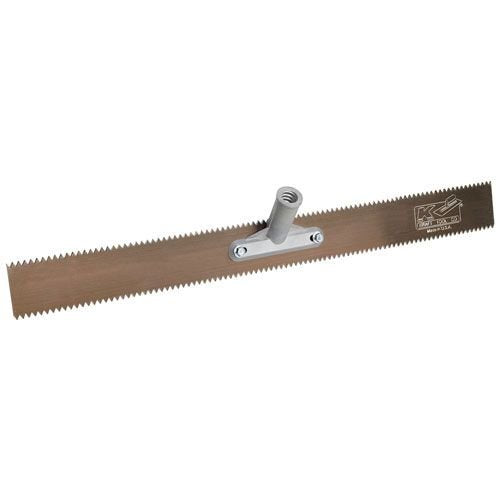 Kraft Tool GG594-01 24" Double 3/16" V-Notch Steel Rake w/o Handle