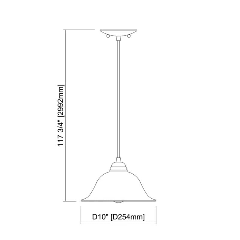 1 Light in Black with Etched Glass Modern Contemporary - Diamond Home USA