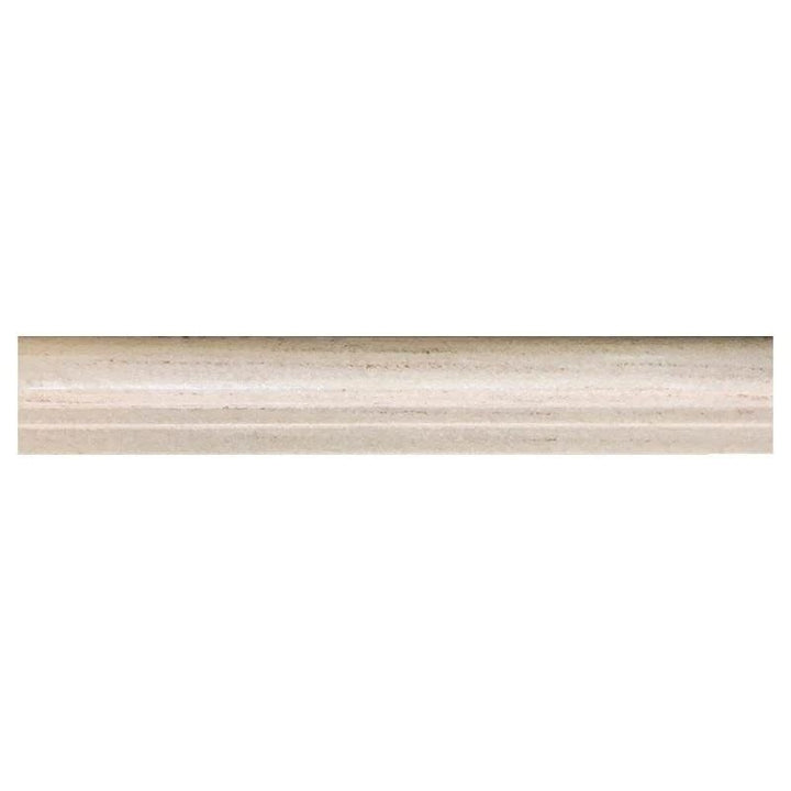 Tile 10 Pack 2-in W X 12-in L Marble Polished Chair ail Trim Sq Ft/case Beige