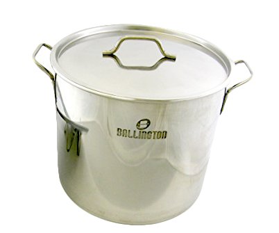 Ballington 13-Gal 16" Stainless Steel Stock Pot w Deep Steamer/Boil Basket & Lid - Diamond Home USA