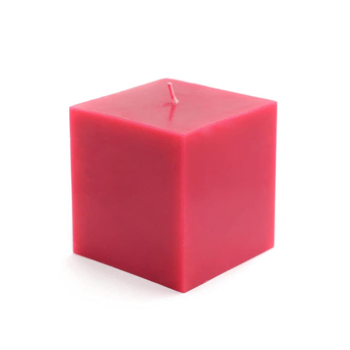 3 x 3-inch Square Pillar Candles (Pack of 12)