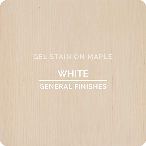 General Finishes Oil Base Gel Stain 1 Half-Pint White - Diamond Home USA