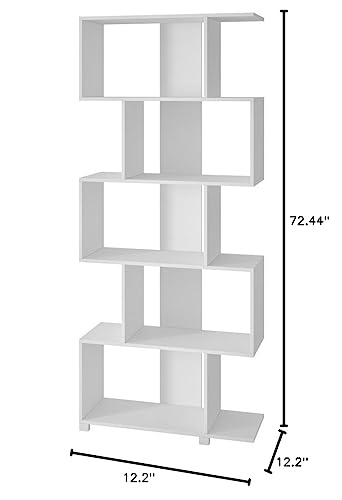 Manhattan Comforts Petrolina Z- Shelf White - Diamond Home USA