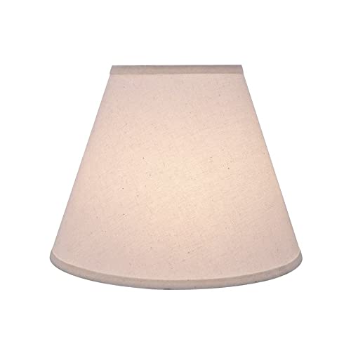 Shaped Spider Construction Lamp Shade In Off White (7" X 14" 11") Off/White - Diamond Home USA