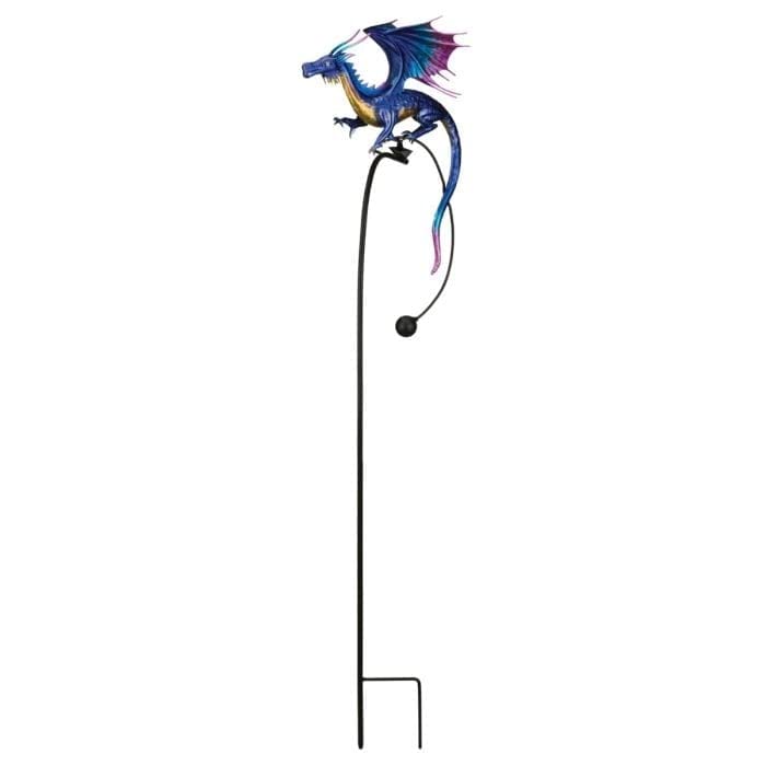 Dragon Rocker Stake Purple Metal - Diamond Home USA