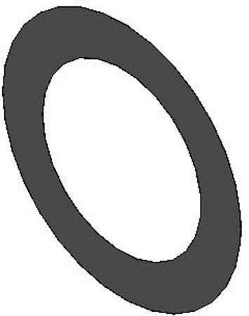 Precision Brand PB-25121 Round Shim .001 Inch Thick x 1/2 Inch I.D. x 3/4 Inch - Diamond Home USA