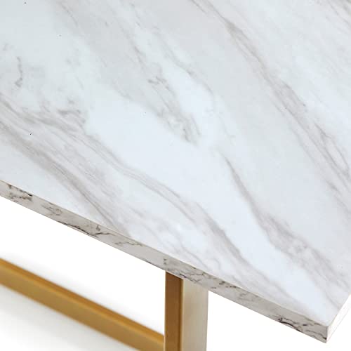 Desk old White lam Modern Contemporary Transitional Rectangular Laminate MDF - Diamond Home USA