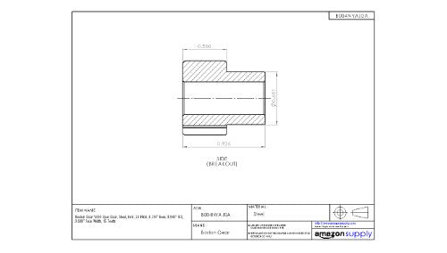 Boston Gear YA15 Spur Gear Steel Inch 20 Pitch 0.375" Bore 0.850" OD 0.500" Face - Diamond Home USA