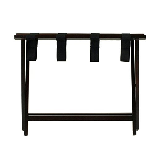 Heavy Duty 30-inch Extra Wide Luggage Rack Espresso