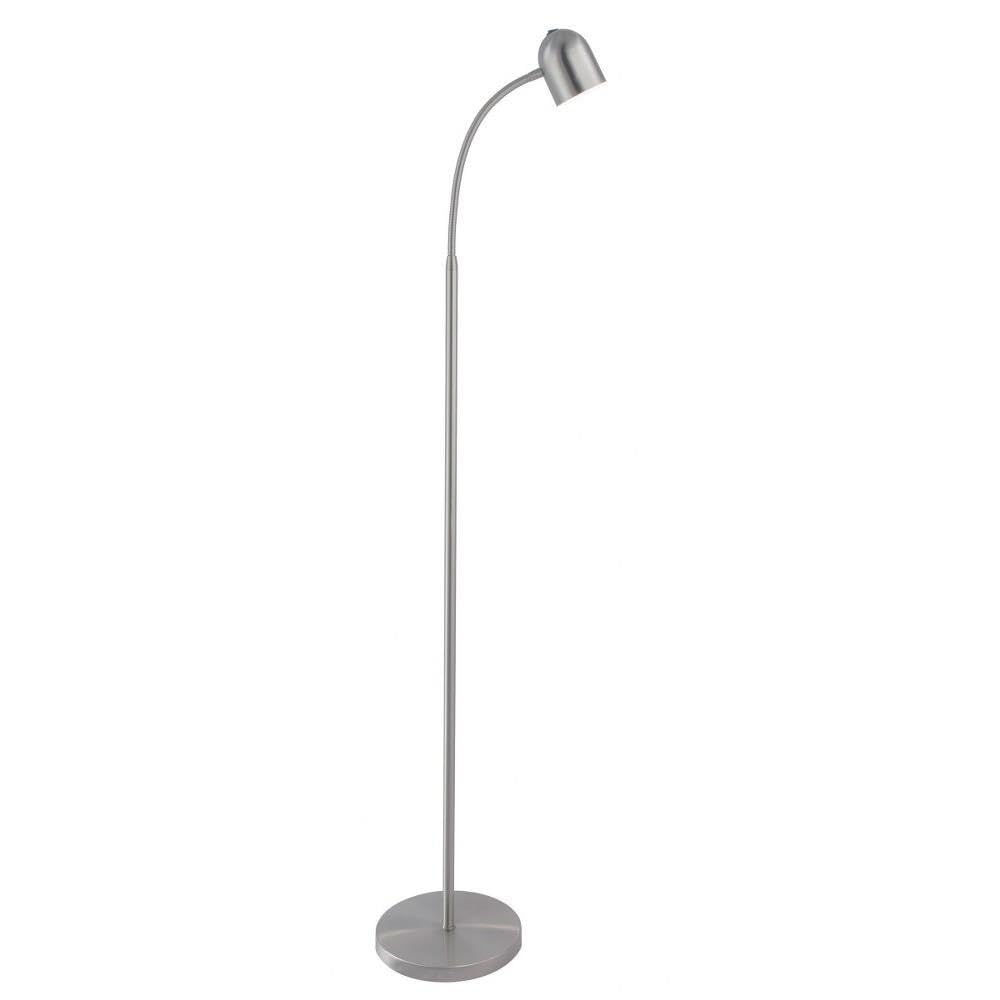 Lite Source LED Floor LAMP Brushed Nickel Type LED 5W LS-83322BN Silver