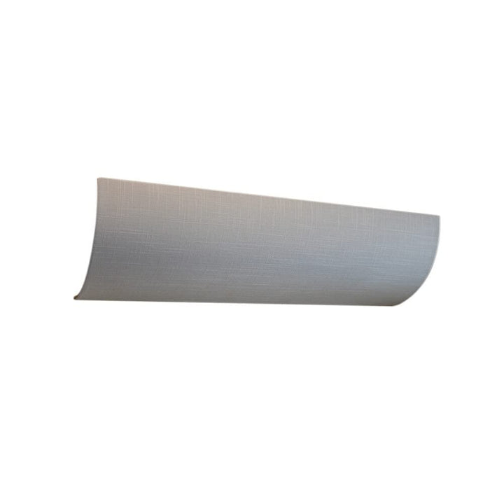 Vanity Light Cover Refresh Kit 26" w White Textured Fabric Shade DIY Upgrades - Diamond Home USA