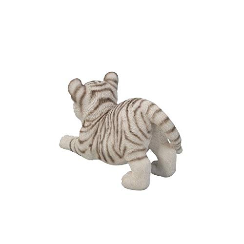 Playing Tiger Baby Statue Polyresin - Diamond Home USA