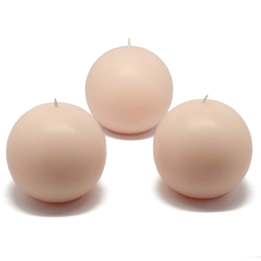 3" Ball Candles (36pcs/Case) Bulk