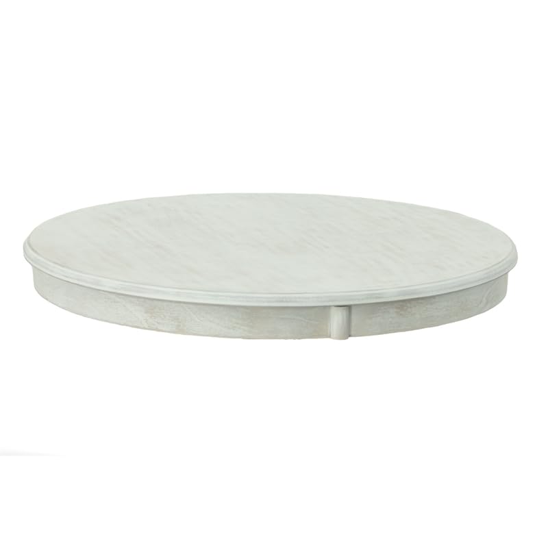 Carolina Classic Fairview 30" Round Pedestal Dining Table in Whitewash - Diamond Home USA