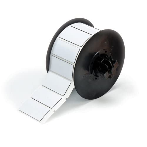 Brady B30EP-173-593-WT White Raised Panel Polyester Label (Pack of 300 pcs)