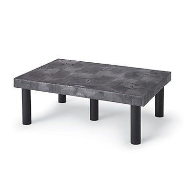 Structural Plastics Dunnage-Rack - Solid Top - 36"Wx24"D - Gray - Diamond Home USA