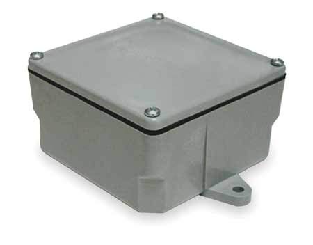 Cantex 5133713 Rigid PVC Molded Screw Cover Junction Box 12 nch x 12 nch x 6