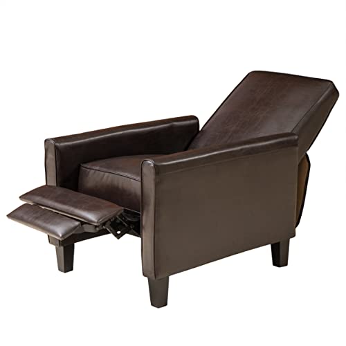Christopher Knight Home Marshal Contemporary Bonded Leather Recliner (Set of - Diamond Home USA