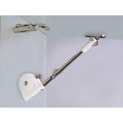 Sugatsune Lapcon 90 Degree Soft-Down Lid Flap Stay White - Diamond Home USA