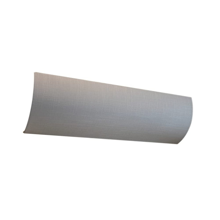 Vanity Light Cover Conversion Kit 32" w White Textured Fabric Shade DIY Upgrades - Diamond Home USA